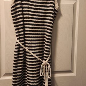 Nine West Black and White Knit Dress